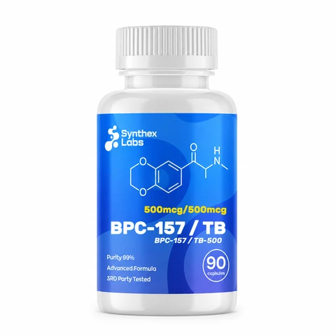 BPC-157 / TB-500 — 500 mcg / 500 mcg — 90 Capsules
