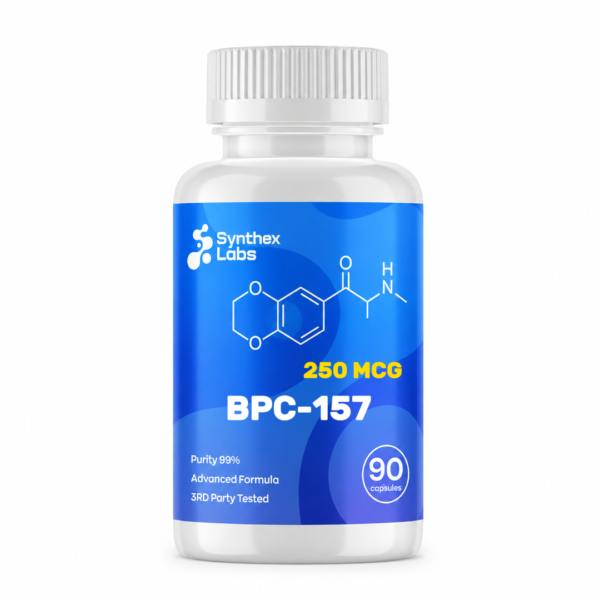 BPC-157 — 250 mcg — 90 Capsules — original product packaging; research use only